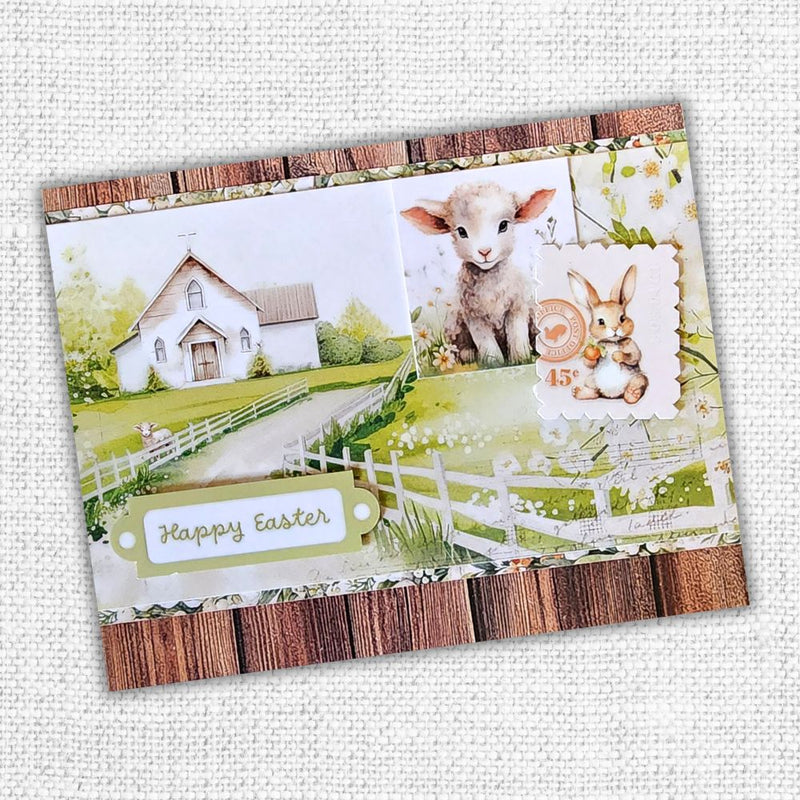Easter Village Papercuts Cardmaking Kit 34131-2