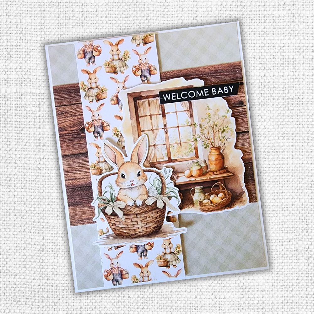 Easter Village Papercuts Cardmaking Kit 34131-6