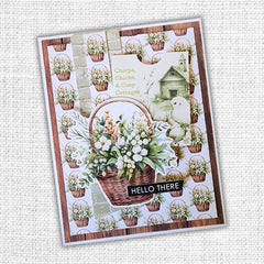 Easter Village Papercuts Cardmaking Kit 34131-8