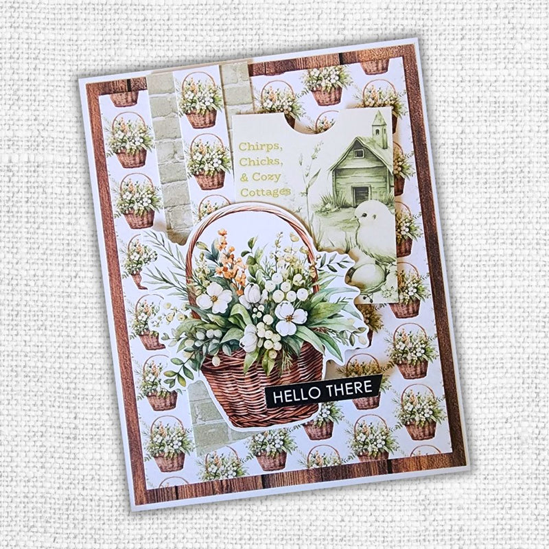 Easter Village Papercuts Cardmaking Kit 34131-8