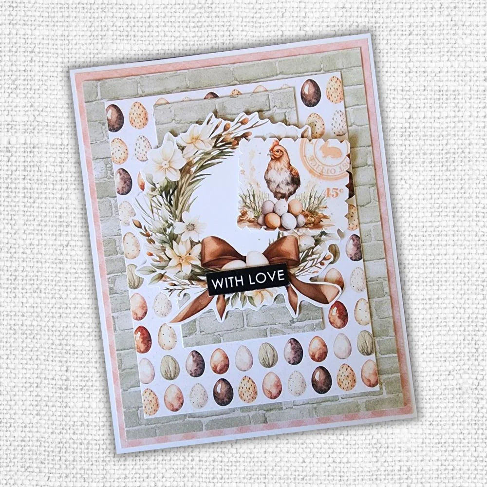 Easter Village Papercuts Cardmaking Kit 34131-9