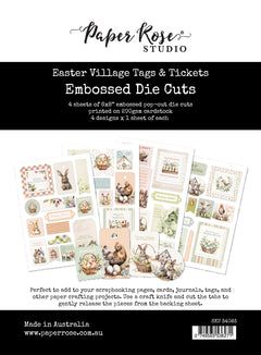 Easter Village Tags & Tickets Embossed Die Cuts 34083-1