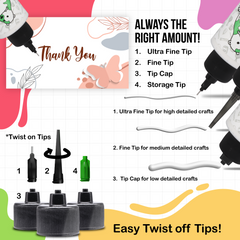 Bearly Art Precision Craft Glue - THE BUNDLE-7
