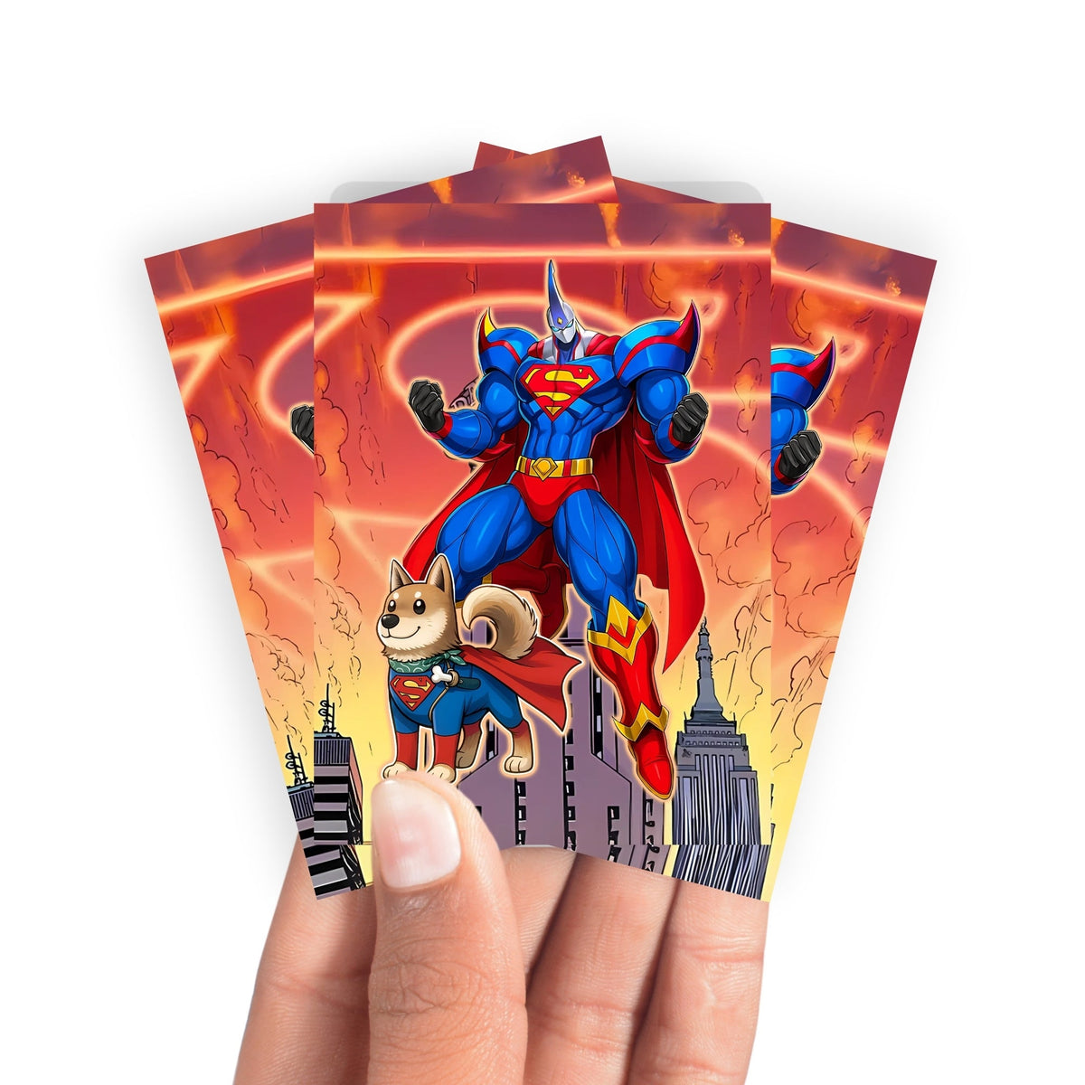 Elemental HERO Neos Superman Card Sleeves-3