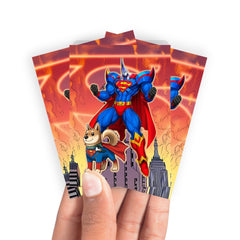 Elemental HERO Neos Superman Card Sleeves-3