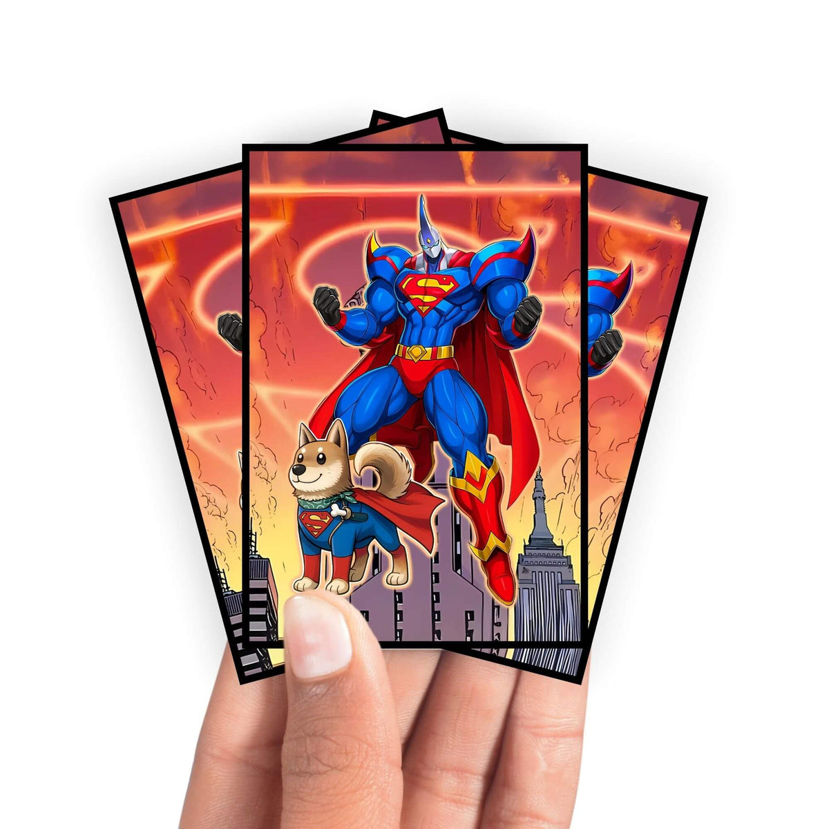 Elemental HERO Neos Superman Card Sleeves-1