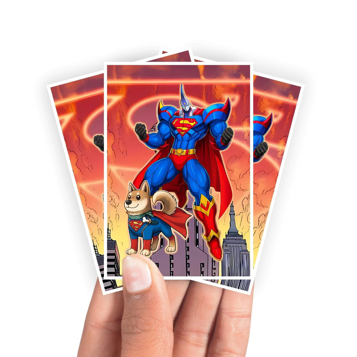 Elemental HERO Neos Superman Card Sleeves-2