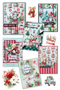 Woodland Christmas Papercuts Kit 33066-12