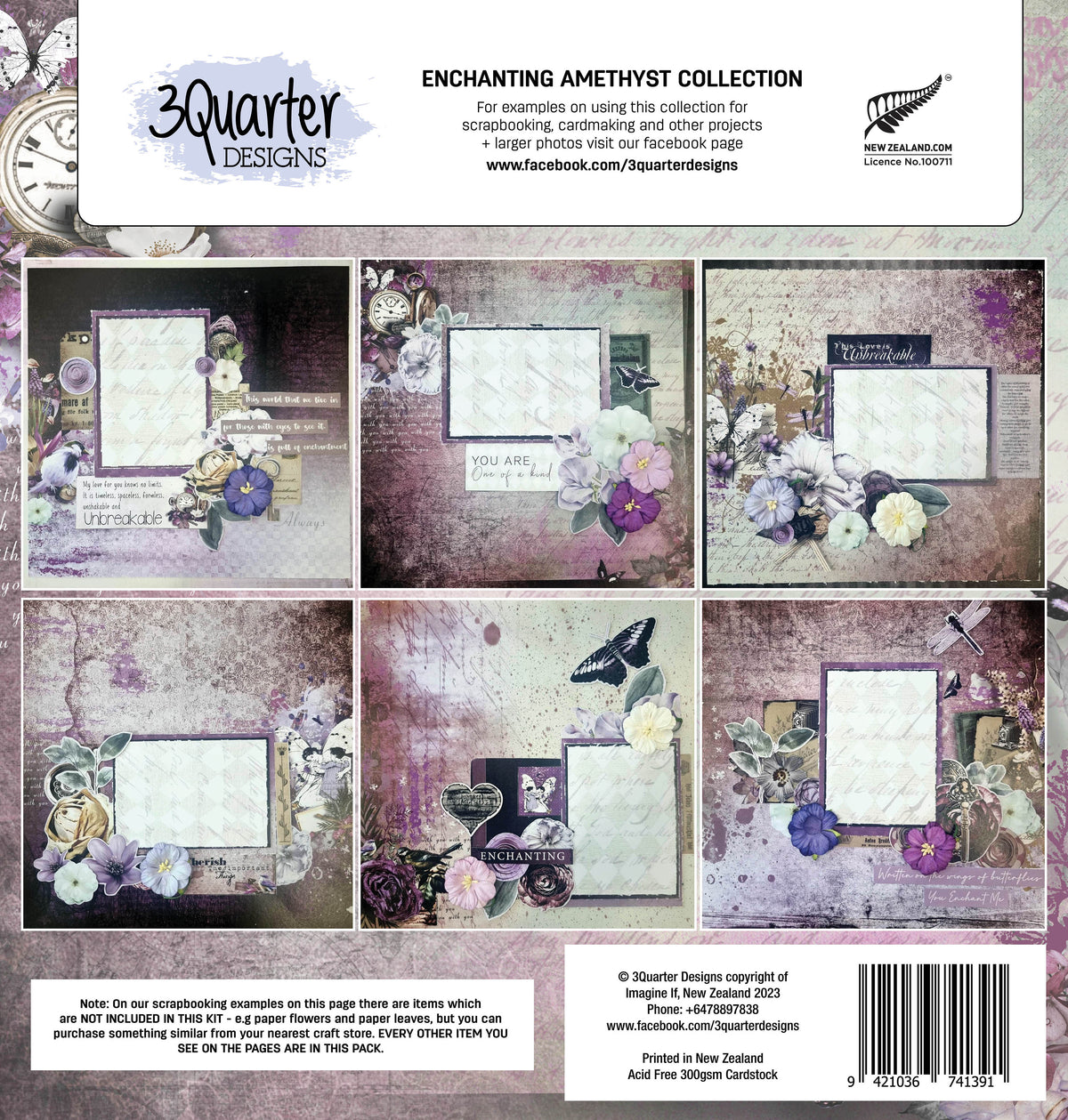 3Quarter Designs - Enchanted Amethyst - Scrapbook Collection-26