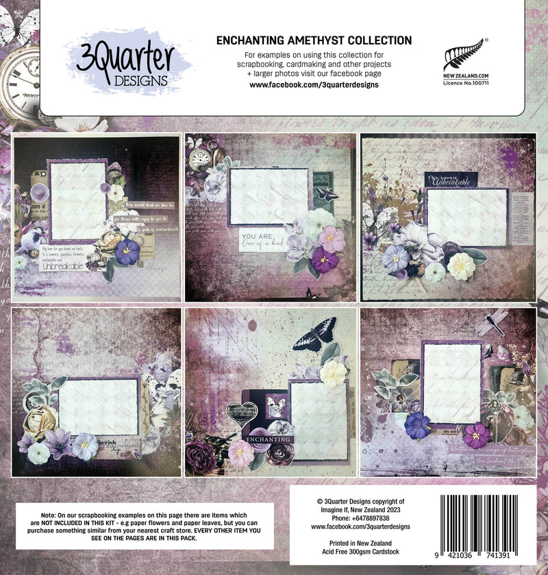 3Quarter Designs - Enchanted Amethyst - Scrapbook Collection-26
