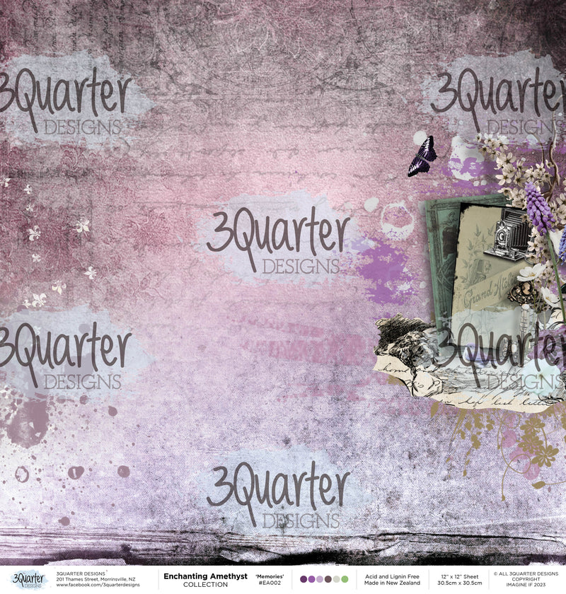 3Quarter Designs - Enchanted Amethyst - Scrapbook Collection-10