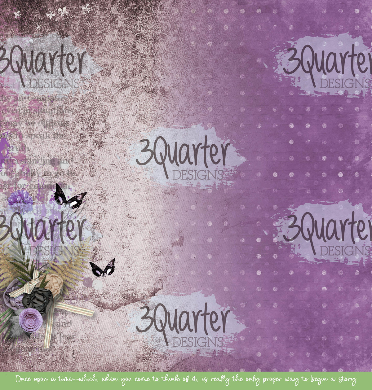 3Quarter Designs - Enchanted Amethyst - Scrapbook Collection-11