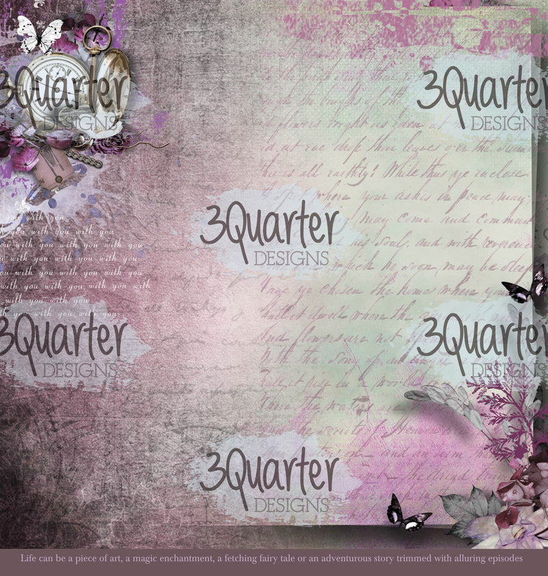 3Quarter Designs - Enchanted Amethyst - Scrapbook Collection-13