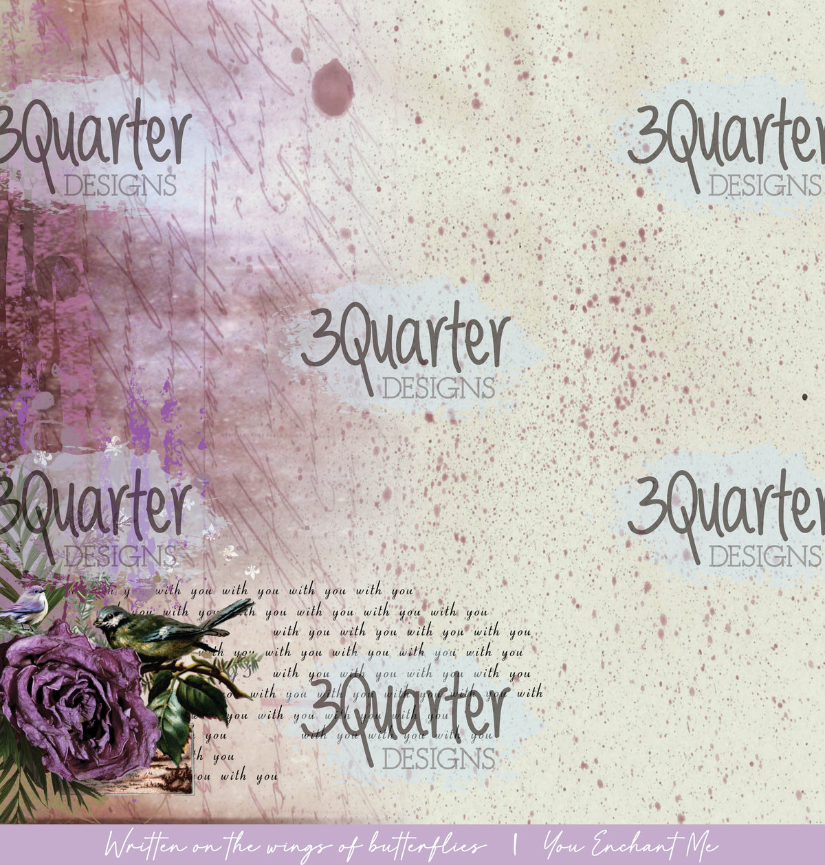 3Quarter Designs - Enchanted Amethyst - Scrapbook Collection-14
