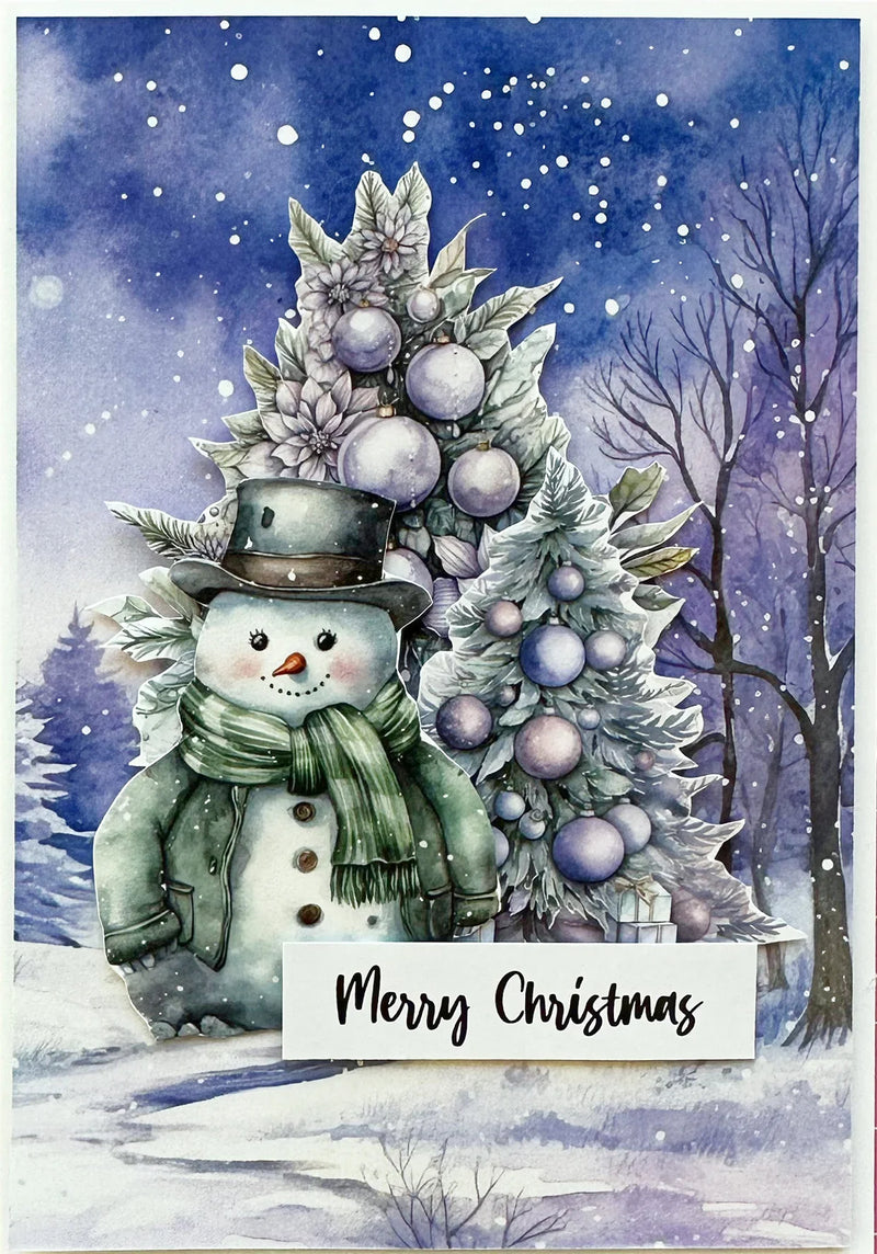 Collection de papiers Noël Enchanté 15x15-9