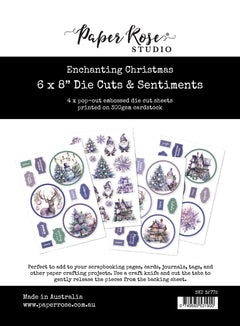 Enchanting Christmas 6x8" Die Cuts & Sentiments 32772-1