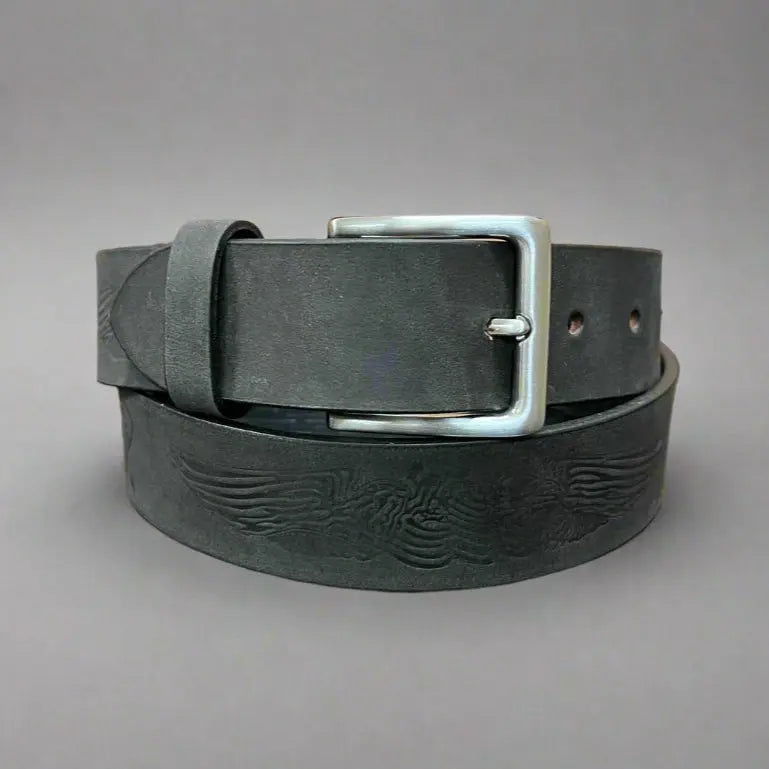 Engine Eagle Removable Buckle Leather Belt-4