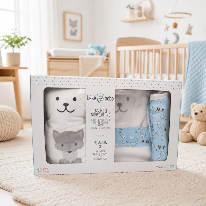 Thoughtful Newborn Gift Set - Fox Print-2