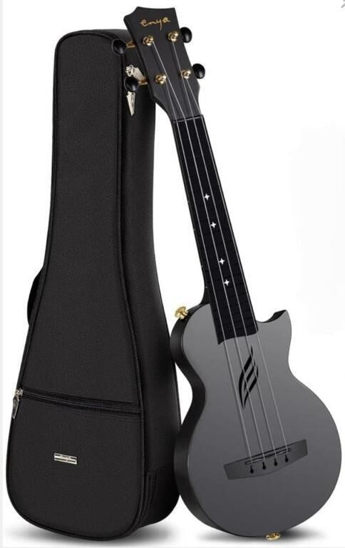 Ukelele soprano Enya Nova, mini de 21" - Fibra de carbono-1