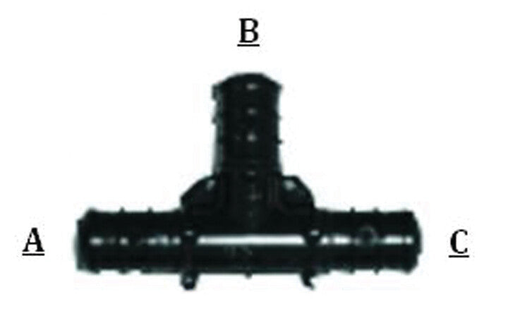 1/2" Equal Pex Tee-1