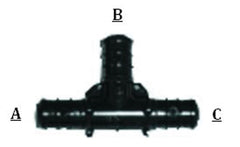 1/2" Equal Pex Tee-1