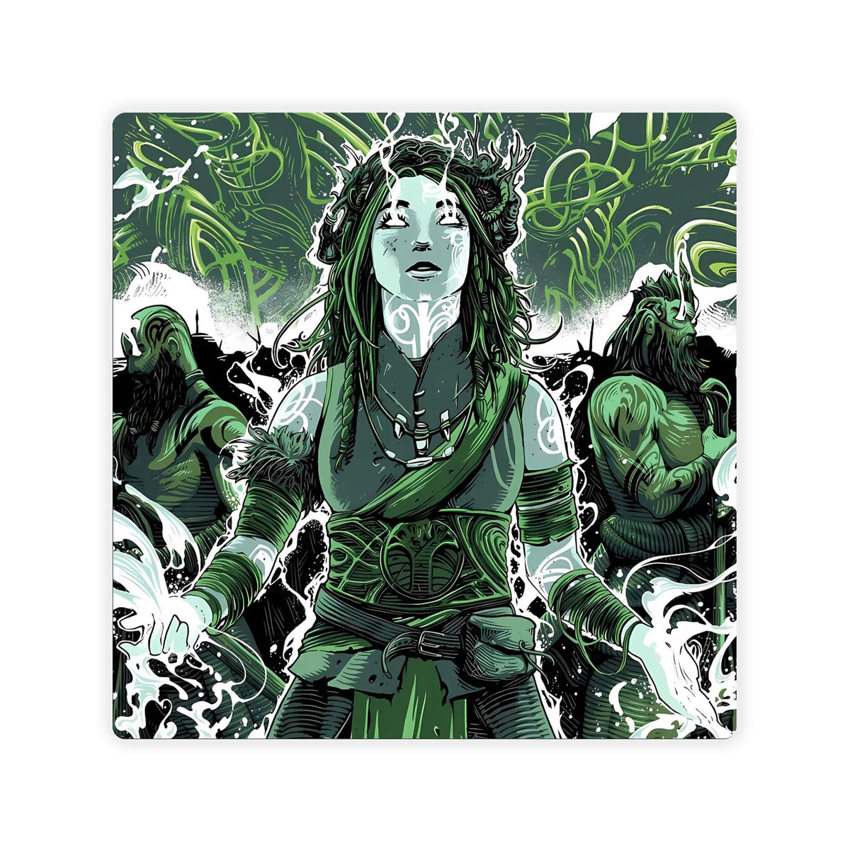 Esika, God of the Tree - Double Mat-1