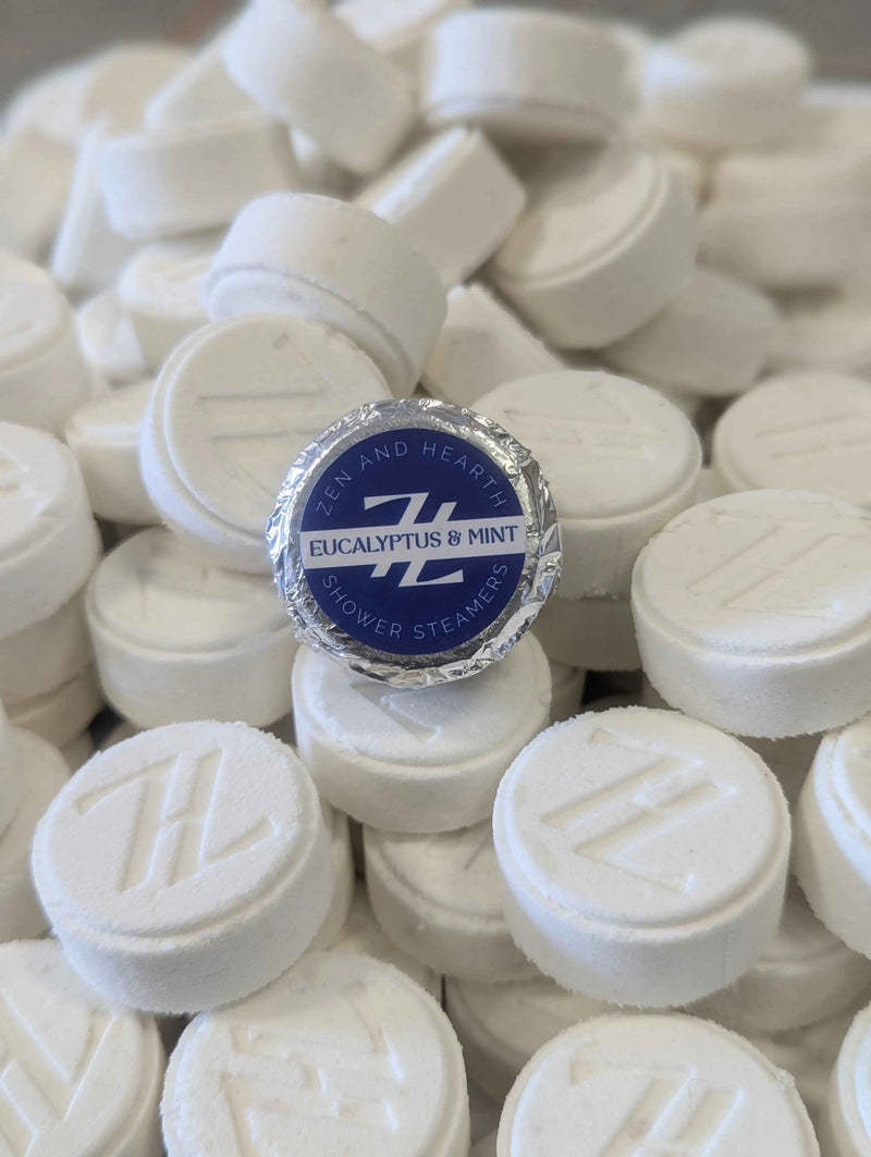 Zen & Hearth – Pastillas de ducha personalizadas | Bombas de aromaterapia para ducha personalizadas para la relajación: elija lavanda, eucalipto, pomelo y más-3
