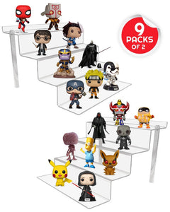 EVORETRO 4-Step Acrylic Display Stand for Action Figures | Riser RS6 Inch (Pack of 2)-10