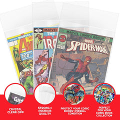 Regular Comic Book Bags Comics - 2 MIL-4