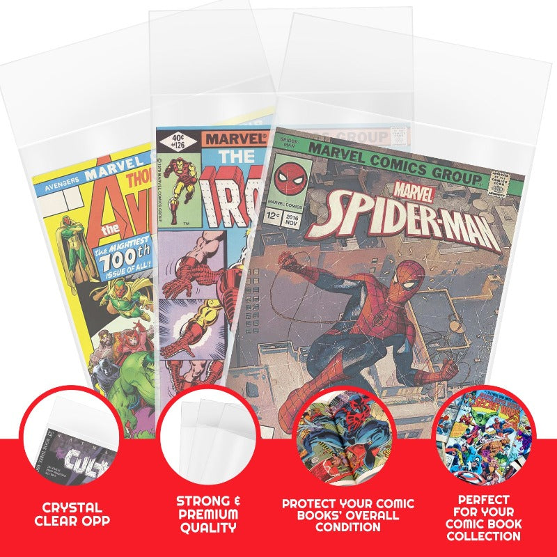 Regular Comic Book Bags Comics - 2 MIL-4