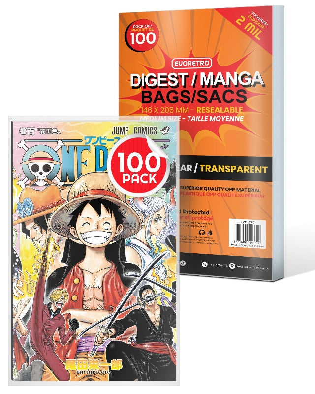 Resealable Bags for Digest, Manga comic-7