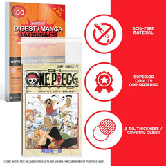 Resealable Bags for Digest, Manga comic-9