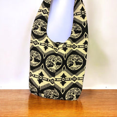 Black Tree of live Crossbody Bag-3