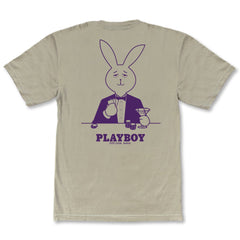 Color Bars X Playboy 'High Roller' Tee - Khaki-2