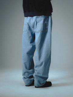 Jacker 'Classic' Denim Baggy Pants - Light Blue-4