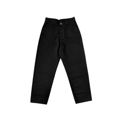 Frosted 'Wavy' Baggy Jeans - Black-1
