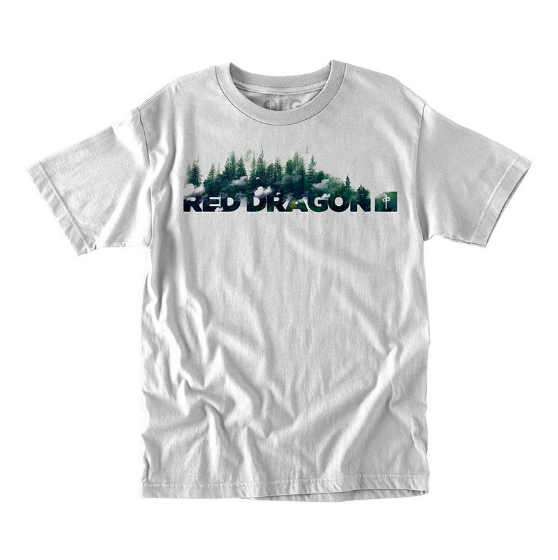 Red Dragon 'Nature Valley' Tee - White-1
