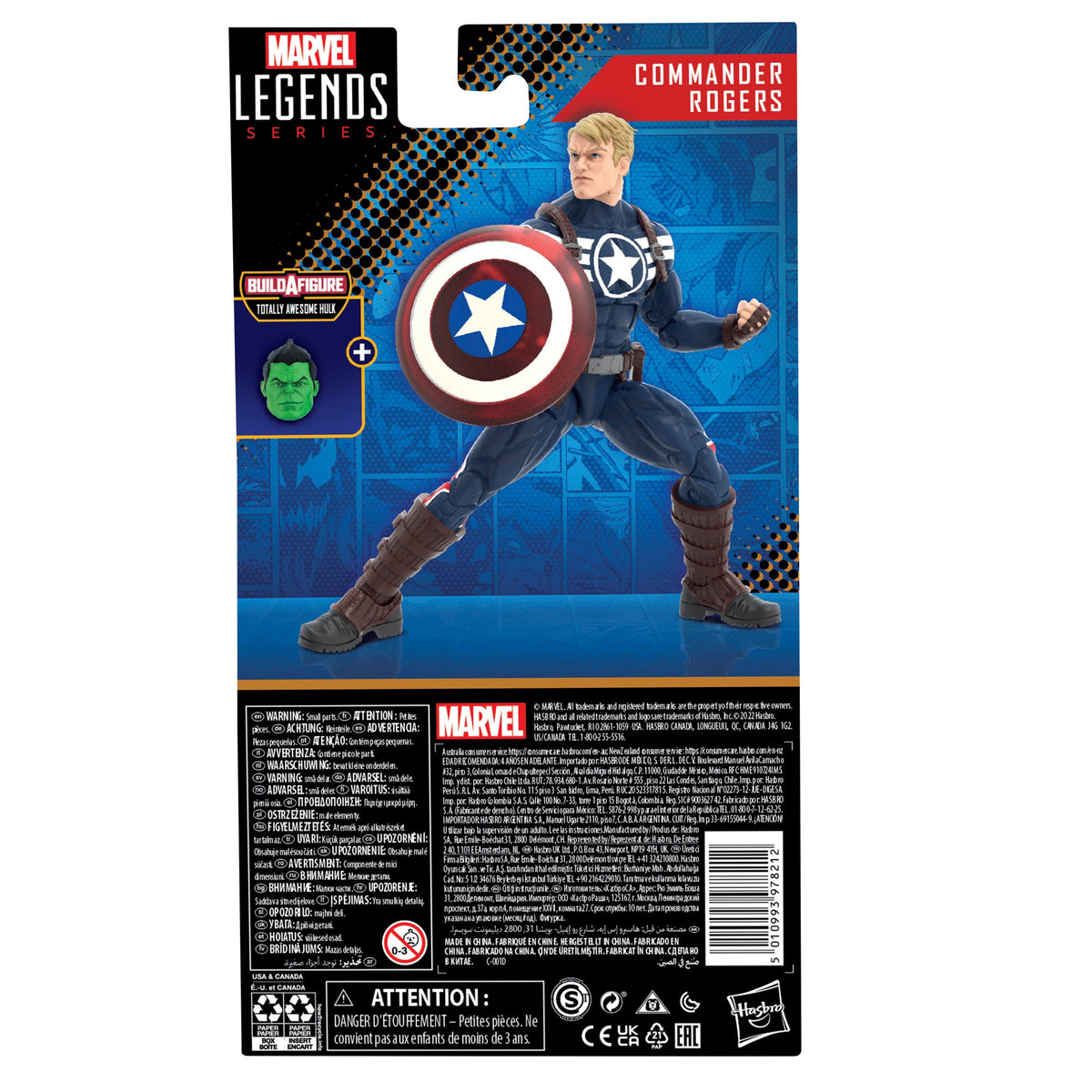 Marvel Legends Series Marvel Comics Commander Rogers-8