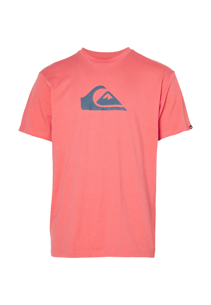 Quiksilver 'Comp Logo' Tee - Spiced Coral-2