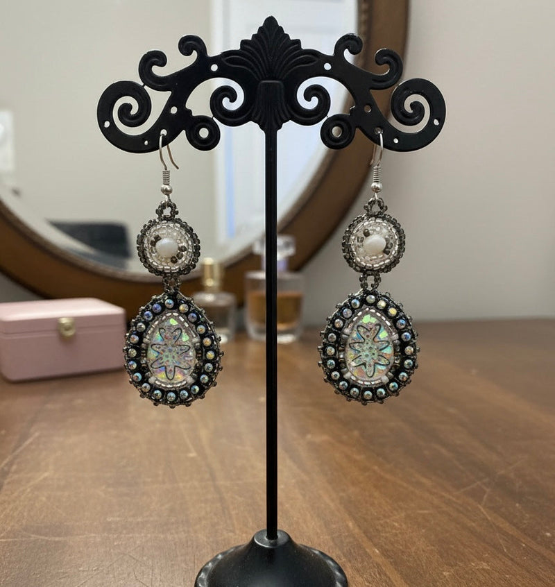Drop Beaded Earrings(12)-1