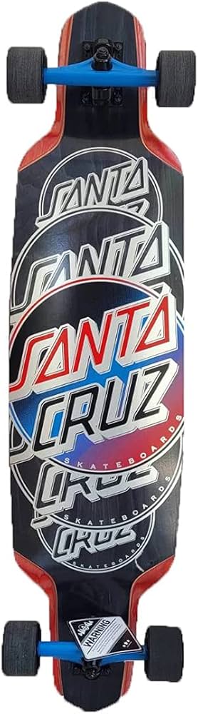 Santa Cruz  'Contra Eclipse' Complete Longboard - Black SCRATCHED-1