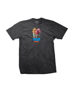 DGK 'Dough Cone' Heavyweight Tee - Vintage Black-1