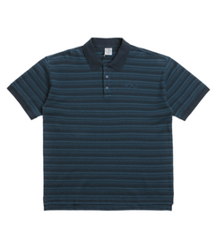 Polar Skate Co. 'Surf Stripped' Polo - Neptune Blue-1