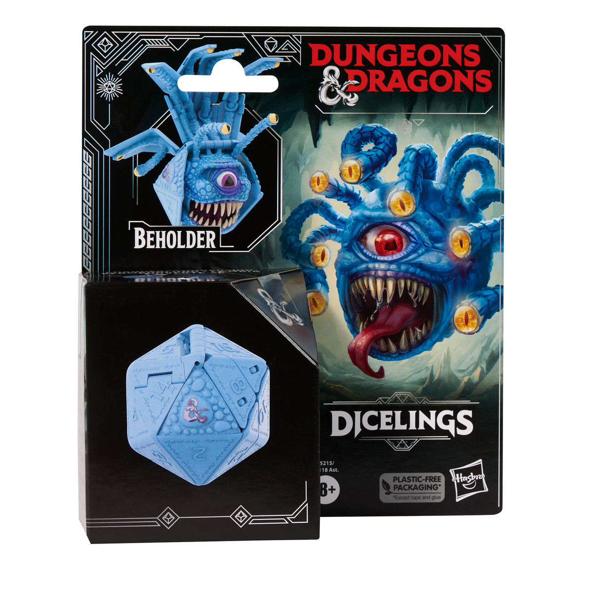 Dungeons & Dragons Dicelings Blue Beholder Collectible D&D Dragon Toy Action Figures-2
