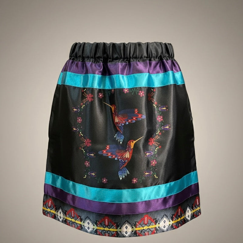 Infants Humming Bird Ribbon Skirt-4