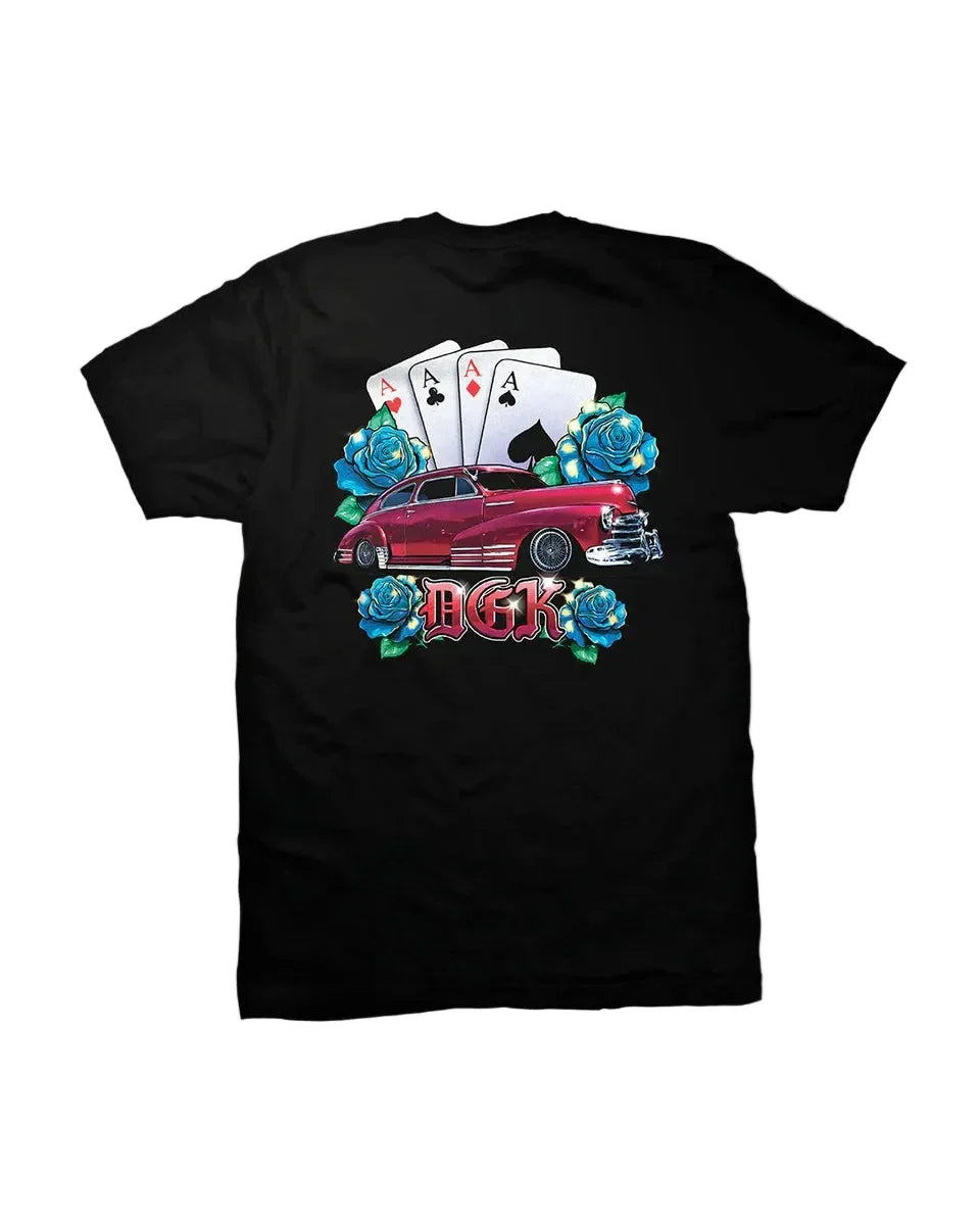 DGK 'Aces' Tee - Black-2