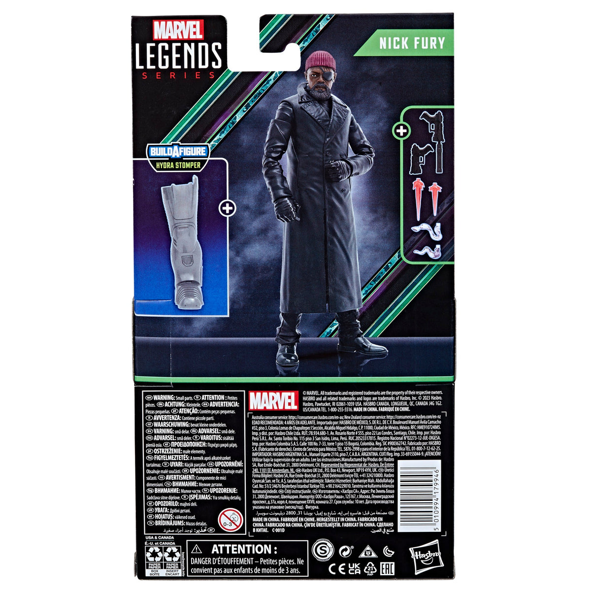 Marvel Legends Series Nick Fury HYDRA STOMPER Baf-7