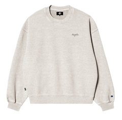 Magenta 'Script' Sweatshirt - Ash-1
