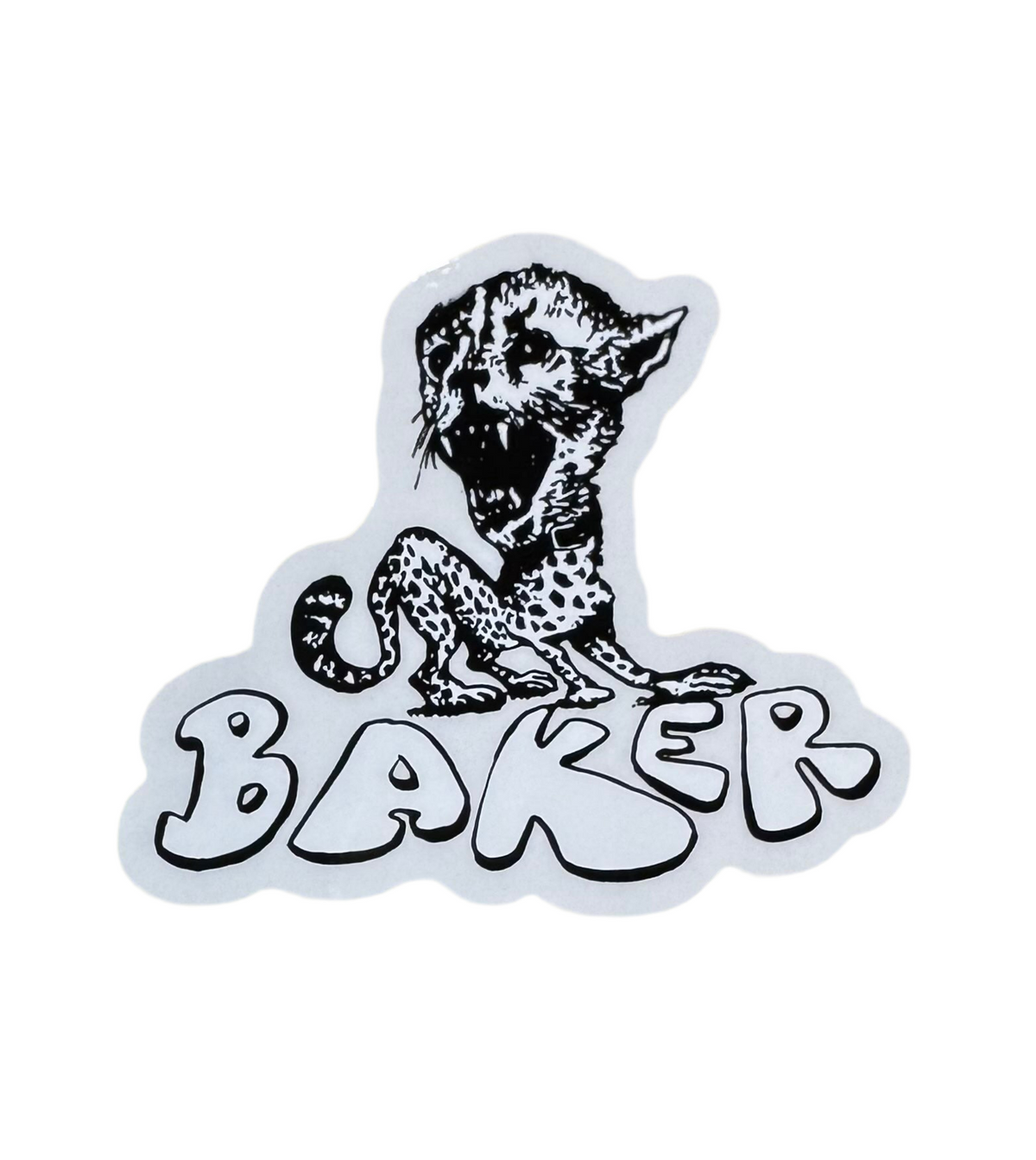 Baker 'Cheetah' Sticker - Black-1
