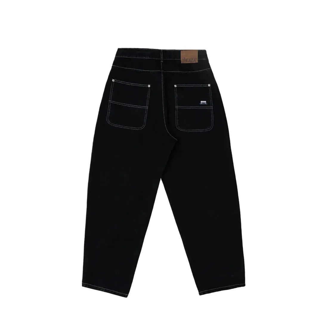 Jacker 'Classic' Denim Baggy Pants - Black-2